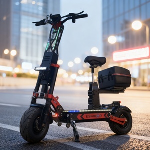 Adult NFC/Password Unlock 13inch 14inch Fat Tire 72V 40-100AH 300KM Long Range Dual Motor Scooter Foldable 10000W - Product Image 1