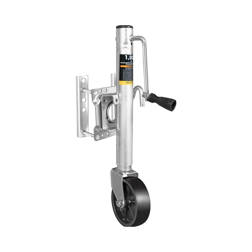 Snapklik.co : 8-inch Wheel Trailer Jack, 13" Vertical Oveent, 2000