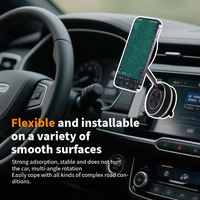 Nouveau support de téléphone portable flexible et réglable à 360° avec ventouse puissante M10, aimant haute performance N52, support de téléphone pour voiture breveté