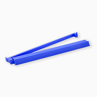 Support de Mahjong rose personnalisé 18,5 pouces en plastique, support de table de Mahjong américain, support et pousseur combinés pour tuiles de Mahjong injectées