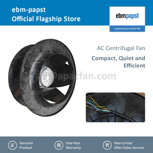 Ventilateur centrifuge de refroidissement HVAC sur pied, à roulement à billes, 450 mm, 230/400 V, 1350 tr/min, 710 W, 2,51 A, IP54, OEM, pour R4D450-RH01-01 - Product Image 2