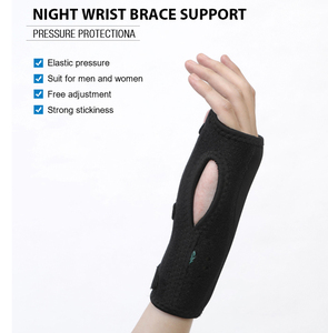 Dukungan malam penjepit pergelangan tangan lorong karpal penopang pergelangan tangan dengan logam Ulnar belat untuk pria dan wanita - Product Image 4