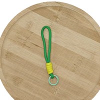 Nouveau cordon de téléphone portable noué, écologique, assorti aux couleurs, tressé à la main, court, porte-clés poupée, pendentif de sac