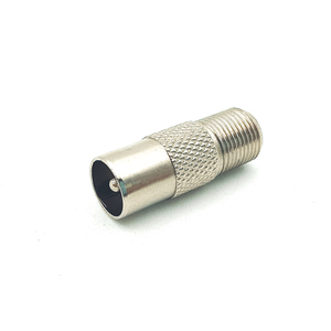 <span class=keywords><strong>Prise</strong></span> <span class=keywords><strong>femelle</strong></span> de type F droite vers adaptateur de connecteur d'<span class=keywords><strong>antenne</strong></span> <span class=keywords><strong>TV</strong></span> coaxial PAL mâle - Product Image 1