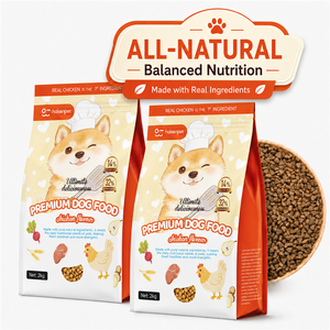 Alimento Seco para Perros con Carne Real, Nutrición Equilibrada y Saludable, Marca Privada, Muestras Gratis - Product Image 1