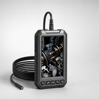 Caméra d'inspection industrielle portable, écran IPS de 5.0 pouces, endoscope, boroscope, 2000mAh, USB-C, pour l'entretien des machines et de l'automobile