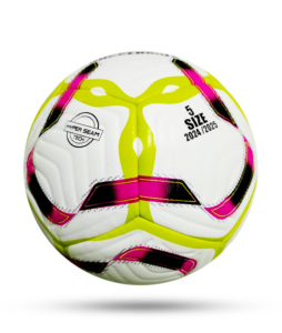 Ballon de football d'entraînement en cuir PU pour jeunes professionnels taille personnalisée 5 matériau PVC collé thermique/hybride/cousu à la machine - Product Image 6
