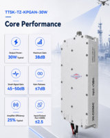 Module amplificateur de puissance RF à gain élevé 38 dB 30 W 300-6300 MHz GaN, conception à haute linéarité, faible distorsion pour amplificateur de signal