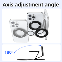 Support magnétique mobile OEM ODM à rotation 360°, design super fin pliable, hauteur réglable, pour bureau ou salle de sport