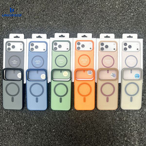 Bon <span class=keywords><strong>prix</strong></span> pour coque de téléphone magnétique givrée pour <span class=keywords><strong>iPhone</strong></span> 18 Pro <span class=keywords><strong>Max</strong></span>, compatible avec <span class=keywords><strong>iPhone</strong></span> 17 16 15 14 13 12, coque arrière avec boîte pour Samsung - Product Image 1