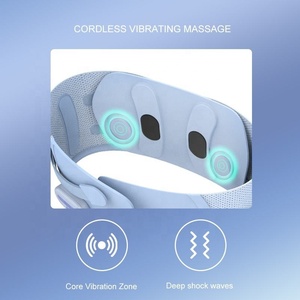 Smart Abdominal Waist Vibration Massage gürtel mit Wärme Wireless <span class=keywords><strong>Electric</strong></span> Lumbar Massage gürtel Karton Tragbares Taillen massage gerät - Product Image 2
