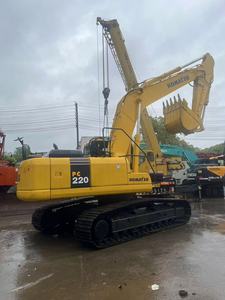 Excavatrice d'occasion japonaise Komatsu PC220-7 sur chenilles, modèle 2019, moteur Komatsu, 20 tonnes, capacité de la benne de 1,2 m, machinerie de haute qualité - Product Image 3