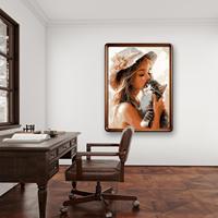 Kit de peinture acrylique écologique par numéros Huijie Customs DIY pour la relaxation