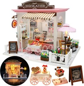 Hamaileon DIY Miniature Coco's Whimsical Ideas, Kit de maison de poupée 3D en MDF écologique, avec lumières LED, meubles, artisanat et ornements - Product Image 2