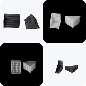 Protections d'angle en plastique en forme de L, protège-bords pour meubles, boîtes - Product Image 2