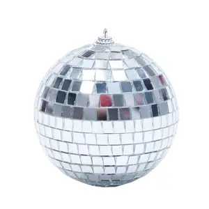 Glas Spiegel Bal, Glitter Ballen Reflecterende Opknoping Zilveren Disco Ballen Xmas Decoraties Voor Bruiloft Verjaardag Christmas Party