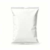 Sachets Doypack Métallisés Brillants Scellés au Dos pour l'Emballage de Chips, Sacs Alimentaires Imprimés Personnalisés Résistants à l'Humidité