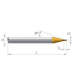 DIXI COOL + 系列立铣刀Z = 2系列硬质合金铣刀瑞士制造车床刀具