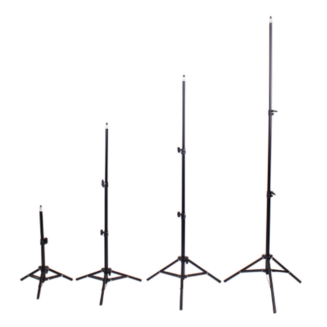 Portable Photo Studio Tripod Stand Light 0.5m 1.2m 1.6m 2.1m with 1/4\" Screw for Camera Video Ring Light Mobile Phone