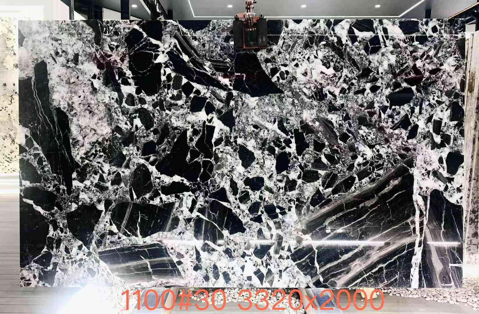 Marbre noir de Calacatta