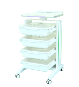 Carro de Transporte Vertical para Endoscopio de Alto Rendimiento, Clase B para Uso Clínico, Operación Segura y Fluida - Product Image 4