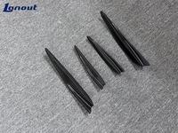 Adapté pour Lamborghini EVO RWD, lames d'air avant en fibre de carbone sèche, pièces décoratives pour le bord du pare-chocs avant
