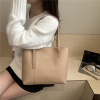 Sac à bandoulière tendance minimaliste de grande capacité, sac fourre-tout en cuir PU vintage, portefeuille, nouvelle marque OEM toutes saisons 2025
