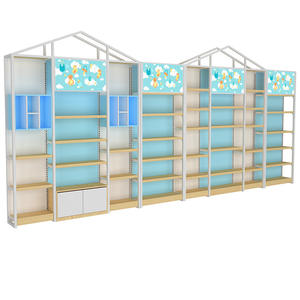 Estanterías Personalizadas para Tiendas Materno-Infantiles, Exhibidores <span class=keywords><strong>de</strong></span> Ropa <span class=keywords><strong>de</strong></span> Acero y Madera, Exhibidores <span class=keywords><strong>de</strong></span> Leche en Polvo y Alimentos Complementarios - Product Image 4