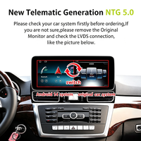 Radio con Pantalla Táctil de 12.3 Pulgadas y Android 14 para Mercedes GLE W166 NTG5.0, 8+128GB, CarPlay, Android Auto, Navegación, Bluetooth, WiFi, 4G