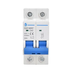 OEM 1P 2P 3P 4P MCB disyuntores 20A 25A <span class=keywords><strong>32A</strong></span> 40A 50A 63A <span class=keywords><strong>DC</strong></span> mini disyuntores en miniatura de 1P 2P 3P 4P - Product Image 1