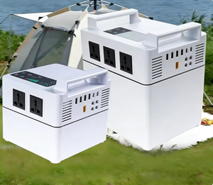 Estación de energía portátil para exteriores de 300W, para camping, refrigeración, carga inalámbrica, 384Wh, fuente de alimentación de emergencia portátil. - Product Image 1