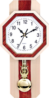 Péndulo de madera Retro europeo para decoración del hogar, reloj de pared de plástico de regalo, gran oferta