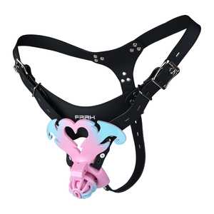 FRRK Nuevos Dispositivos de Castidad Masculina, Jaula para Pene, Cinturón de Castidad, Kits de Bondage BDSM, Juguetes Sexuales para Adultos, Fabricante OEM ODM, Proveedor Mayorista - Product Image 3