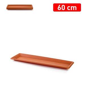 Base de pot de fleurs en plastique de 60 cm PLATO JARDINERA, plateaux pour pots de jardin - Product Image 1