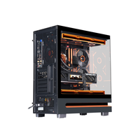 Nouveau Boîtier PC Gaming ATX, Tour d'ordinateur, Boîtier CPU, Boîtier Gaming pour PC, avec éclairage RGB, Boîtiers et Tours pour PC de jeu