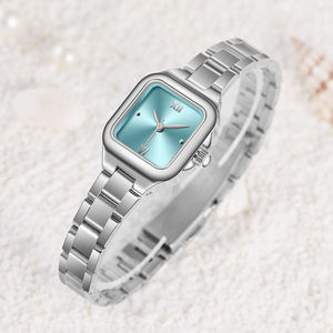 사용자 정의 럭셔리 스테인레스 스틸 여성용 시계 클래식 스포츠 패션 석영 온라인 개인화 된 여성용 시계 포인터 파워 리저브 - Product Image 6