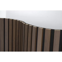 Décoration intérieure, panneaux acoustiques en bois Akupanel, placage bois, insonorisation pour salon, chambre, studio, hôtel, appartement