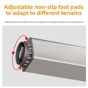 <span class=keywords><strong>Table</strong></span> <span class=keywords><strong>pliante</strong></span> portable en acier inoxydable petite conception carrée simple <span class=keywords><strong>pour</strong></span> la maison repas en plein air <span class=keywords><strong>marché</strong></span> de nuit étal hôtels restaurants - Product Image 3