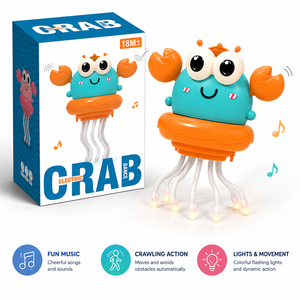 Jouet sensoriel électrique éducatif pour enfants, crabe dansant de haute qualité, très vendu - Product Image 5