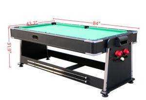 <span class=keywords><strong>Mesa</strong></span> <span class=keywords><strong>de</strong></span> billar portátil <span class=keywords><strong>4</strong></span> <span class=keywords><strong>en</strong></span> <span class=keywords><strong>1</strong></span> <span class=keywords><strong>de</strong></span> alta calidad para el hogar con múltiples juegos (ping-pong/Hockey <span class=keywords><strong>de</strong></span> aire/comedor) Grado <span class=keywords><strong>de</strong></span> torneo ligero - Product Image 2