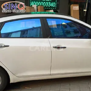 SINO Film jendela mobil pintar, rol tinta mobil ke emas bunglon ungu, karton keras kualitas tinggi, Film jendela penglihatan matahari hewan peliharaan 1 rol 99% 4%-70%