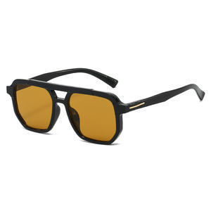 نظارات شمسية مربعة بجسر مزدوج موديل 2025، حماية UV400، إطار كامل، تصميم عصري متعدد الاستخدامات، نظارات للسائقين للرجال والنساء، للاستخدام الخارجي 6270 - Product Image 1