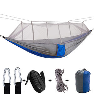 Hamac Portable pour 1 ou 2 personnes, avec <span class=keywords><strong>moustiquaire</strong></span>, facile à transporter, pour Camping voyage randonnée - Product Image 2