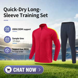 Survêtement de football pour hommes, veste respirante à fermeture éclair avec nom d'équipe personnalisé, prix de gros pour les kits des joueurs de football de club - Product Image 3