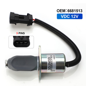 วาล์วโซลินอยด์ตัดน้ำมันเชื้อเพลิง 6681513 3 ขา OEM สำหรับบ็อบแคท 773 763 753 751 743 643 รุ่นต่างๆ - Product Image 2