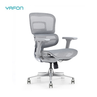 Chaise de bureau complète de direction de luxe Chaise élévatrice ergonomique en maille avec style en tissu et confort