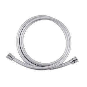 Bathroom Toilet Spray Multi Purpose Kink-Free Grey Shower Hoses Hose Pipe Rotating Pvc 1.5M