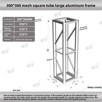 Structure de treillis en alliage d'aluminium pour tente à baldaquin en chevrons avec support d'éclairage, taille personnalisable pour scène et exposition