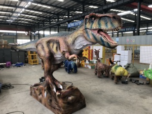 Exposition Animatronic Silicone T-rex Dino Park Tyrannosaurus réaliste - Product Image 4