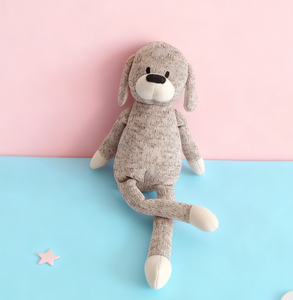 Giocattolo per Cani in Morbido Peluche Lavorato a Maglia con Adorabili Occhi Rotondi e Texture Elastica del Filato per Bambini - Product Image 6